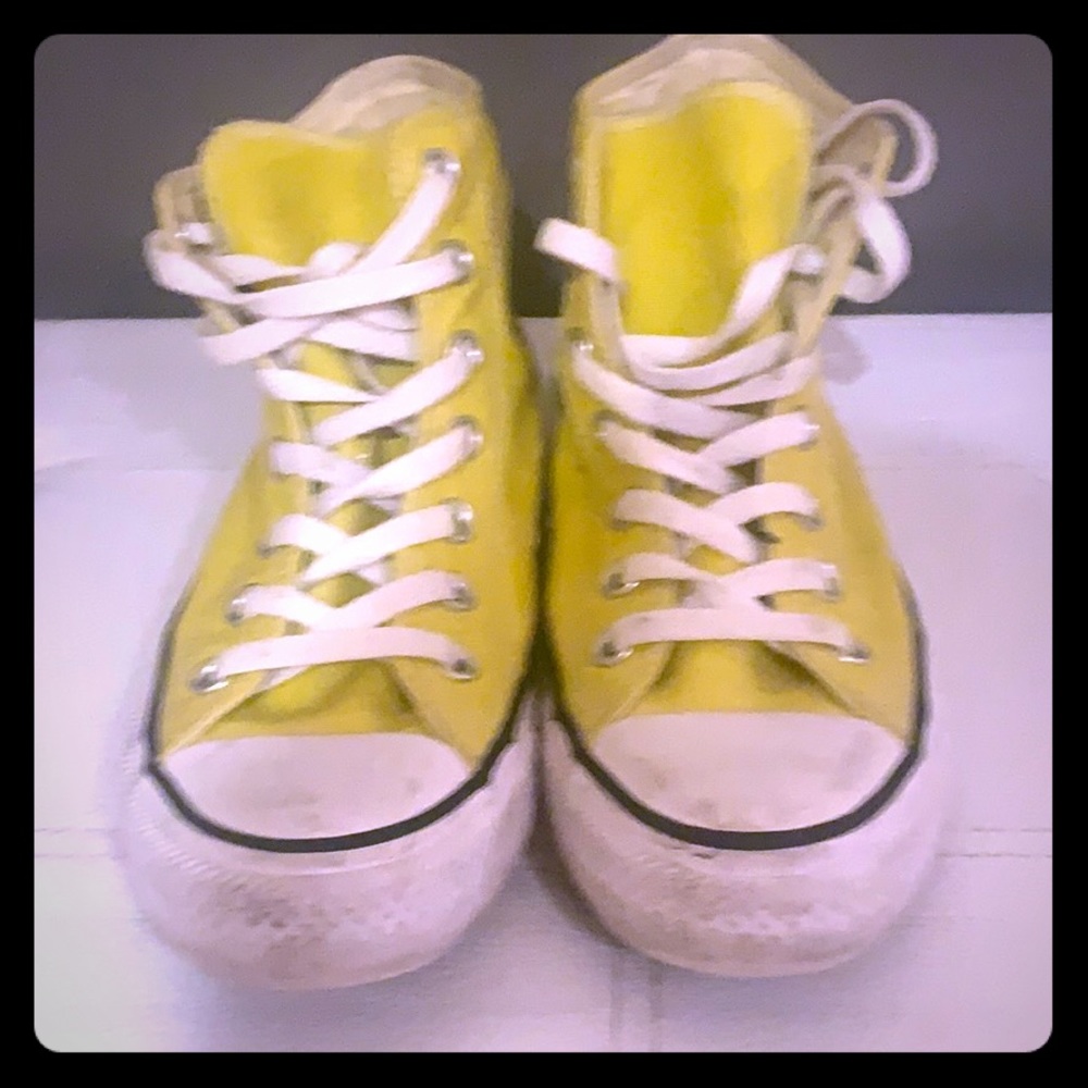 Yellow Converse
